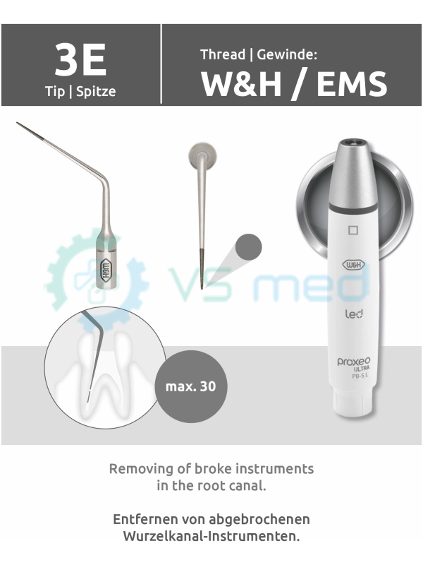 Ακροδέκτης 3E (σπείρωμα W&H/EMS) με εναλλάκτη ακροδεκτών