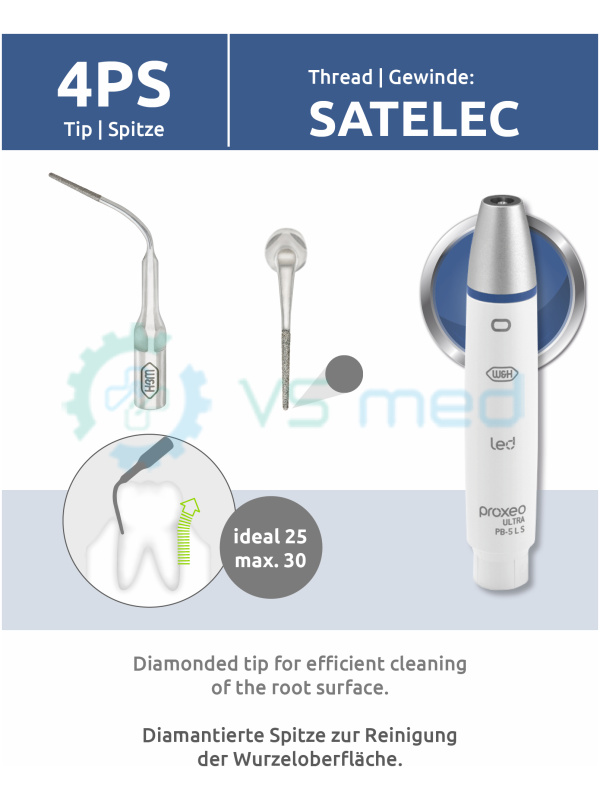 Tip 4PS (Satelec Thread) with tip changer