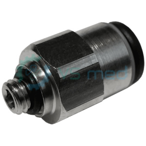 Σύνδεσμος με ευθύ σπείρωμα M5 x 0,8 D= 6 mm