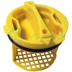 Protective sieve yellow, Cuspidor valve, Version 3