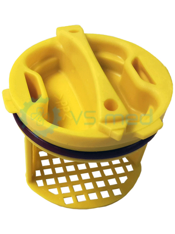 Protective sieve yellow, Cuspidor valve, Version 3