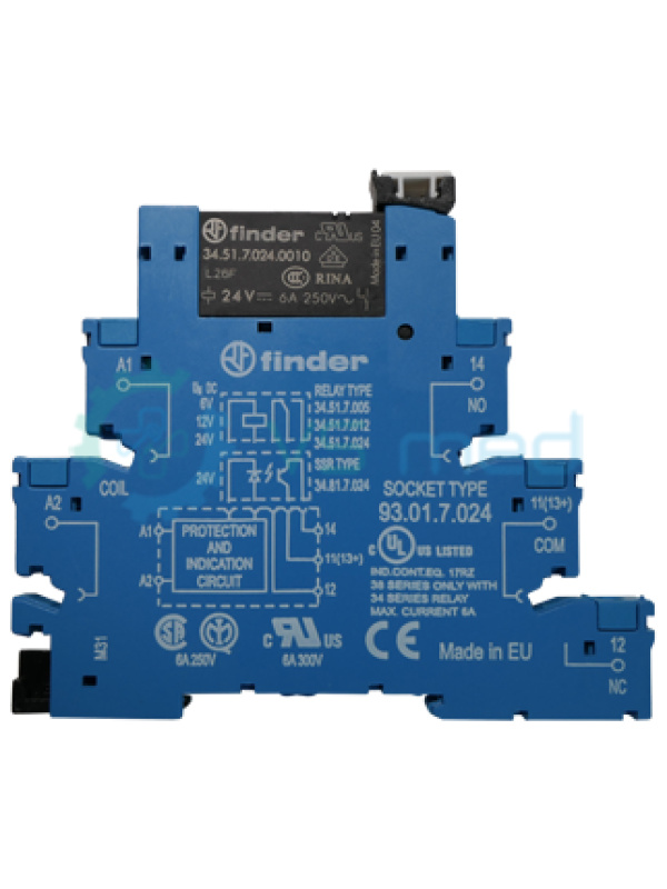Ρελέ ζεύξης 24V/6A, Finder