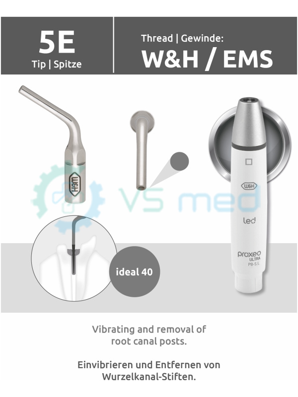 Ακροδέκτης 5E (σπείρωμα W&H/EMS) με εναλλάκτη ακροδεκτών