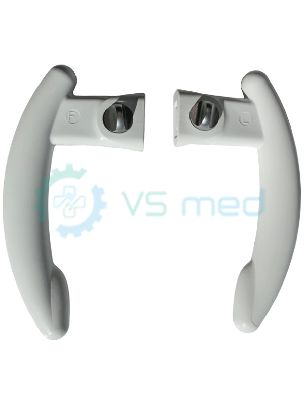 White handles set (right and left) for LED.light